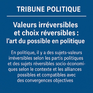 Valeurs irréversibles et choix réversibles : l’art du possible en politique Valeurs irréversibles et choix réversibles : l’art du possible en politique