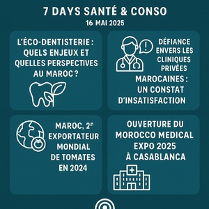 Podcast: l'essentiel de l' actualité "7 Days Santé & Conso du 16-05-2025" de la semaine Podcast: l'essentiel de l' actualité "7 Days Santé & Conso du 16-05-2025" de la semaine