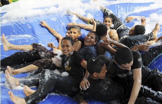 Enfants gazaouis pendant l’été 2023. Quelques semaines avant le 7 Octobre.