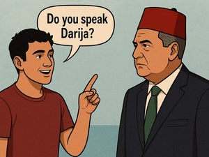 Arabe classique, Darija et disparition du français 