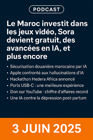 Podcast: l'essentiel de l' actualité "7 Days Tech du 03-06-2025" de la semaine Podcast: l'essentiel de l' actualité "7 Days Tech du 03-06-2025" de la semaine