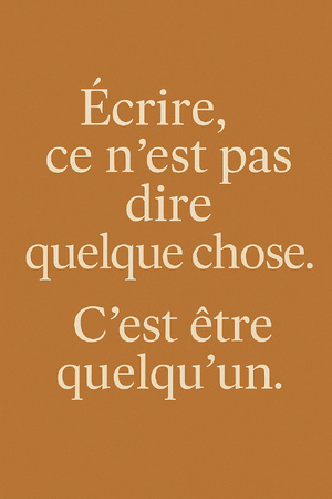 Chronique philosophique : Quand les mots ne vibrent plus avec l’âme
