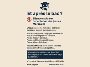 Silence radio sur l’orientation des bacheliers : le Maroc joue-t-il à la roulette russe éducative ?