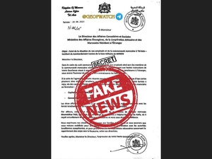 Une intox lamentable : quand Alger se ridiculise à force de vouloir nuire au Maroc Une intox lamentable : quand Alger se ridiculise à force de vouloir nuire au Maroc