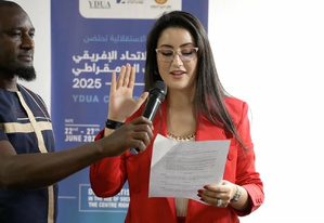 Marwa El Ansari : Une voix marocaine à la tête de l'Union des jeunes démocrates d'Afrique Marwa El Ansari : Une voix marocaine à la tête de l'Union des jeunes démocrates d'Afrique