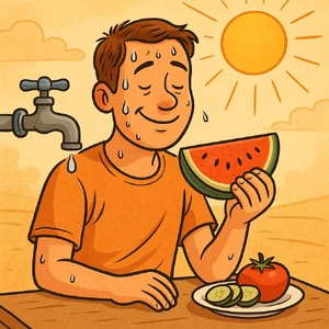 S'hydrater sans verre d'eau : les aliments qui sauvent en temps de sécheresse