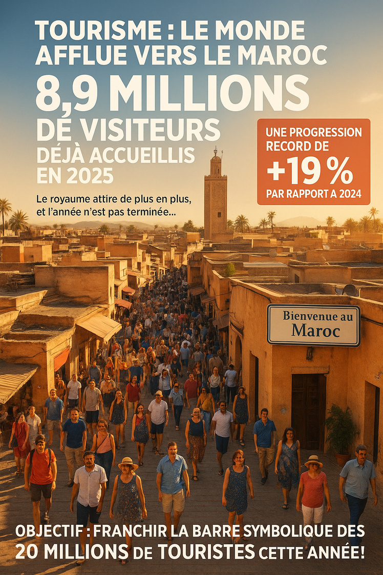 TOURISME : LE MONDE AFFLUE VERS LE MAROC TOURISME : LE MONDE AFFLUE VERS LE MAROC