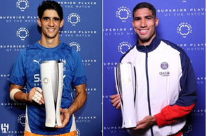 Achraf Hakimi et Yassine Bounou distingués dans l'équipe type de la Coupe du monde des clubs Achraf Hakimi et Yassine Bounou distingués dans l'équipe type de la Coupe du monde des clubs