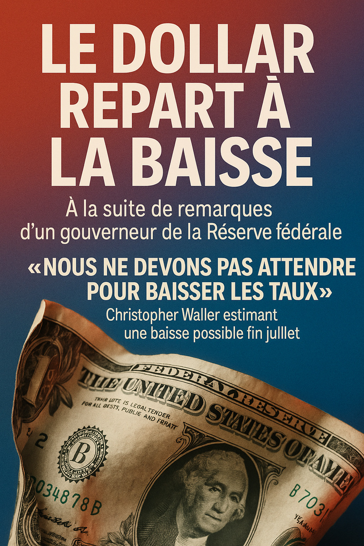 Le dollar repart à la baisse Le dollar repart à la baisse