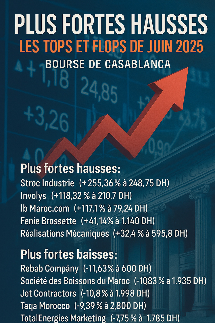Les tops et flops de juin 2025 bourse de casablanca Les tops et flops de juin 2025 bourse de casablanca