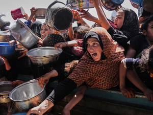 Gaza : mourir à petit feu, le ventre creux