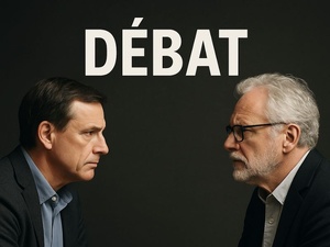 Transcription d'un débat entre un vrai écrivain et celui qui écrit des livres