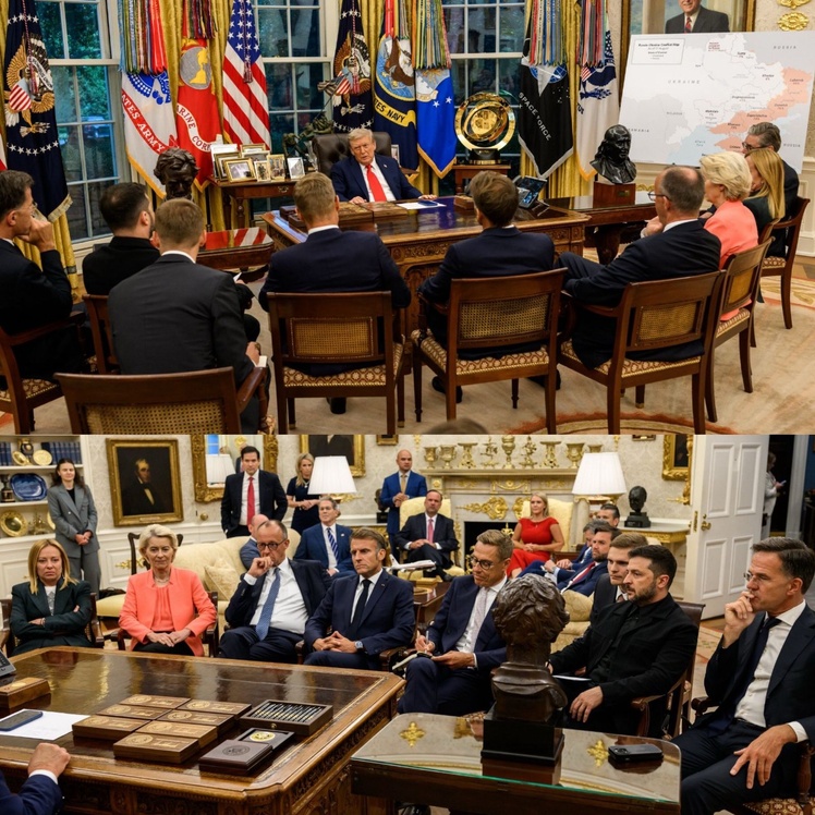 Une photo pour l'histoire, pleine de sens et de consistance