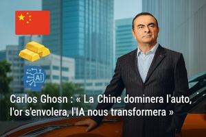 Carlos Ghosn : « La Chine dominera l’auto, l’or s’envolera, l’IA nous transformera »