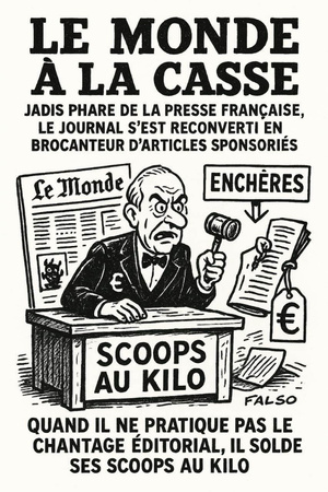 “Le Monde” ou la loupe à venin… De l’investigation à l’extorsion “Le Monde” ou la loupe à venin… De l’investigation à l’extorsion
