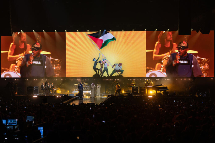 « Together for Palestine »:  A Londres, des stars réunissent 12 000 personnes autour d'un concert caritatif