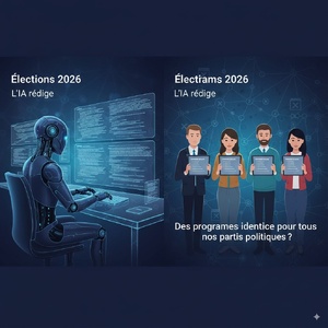 Élections 2026 : l’IA rédigera-t-elle des programmes électoraux identiques pour tous nos partis politiques ? Élections 2026 : l’IA rédigera-t-elle des programmes électoraux identiques pour tous nos partis politiques ?