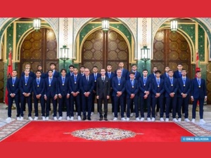 SAR le Prince Héritier Moulay El Hassan préside une cérémonie offerte par le Souverain en l’honneur des membres de l’Équipe U20 Championne du Monde