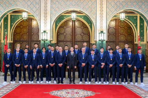 Le Prince Héritier Moulay El Hassan préside une cérémonie royale en l’honneur des champions du monde U20 Le Prince Héritier Moulay El Hassan préside une cérémonie royale en l’honneur des champions du monde U20