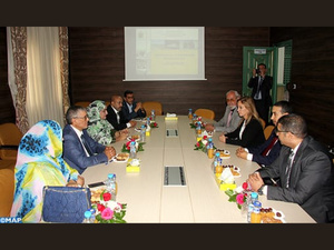 Laâyoune accueille une délégation parlementaire italienne Laâyoune accueille une délégation parlementaire italienne