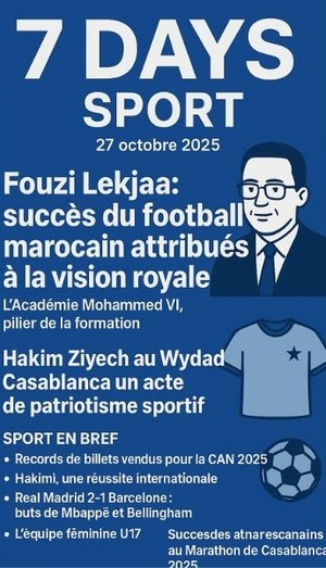 Podcast : l'essentiel de l'actualité de la semaine SPORT du 27-10-2025"