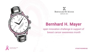 Bernhard H. Mayer® : Un challenge d'innovation pour soutenir la lutte contre le cancer du sein Bernhard H. Mayer® : Un challenge d'innovation pour soutenir la lutte contre le cancer du sein