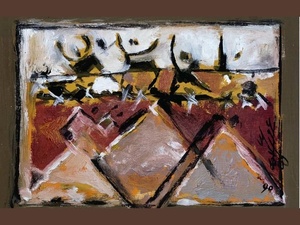 Mohamed Azouzi : un voyage au cœur de la peinture marocaine moderne Mohamed Azouzi : un voyage au cœur de la peinture marocaine moderne