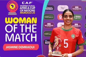 Jasmine Demraoui, talent marocain à suivre lors de la première Coupe du Monde Féminine de Futsal Jasmine Demraoui, talent marocain à suivre lors de la première Coupe du Monde Féminine de Futsal