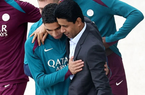 CAF Awards 2025 : Nasser Al-Khelaïfi salue Achraf Hakimi, « meilleur joueur d’Afrique »