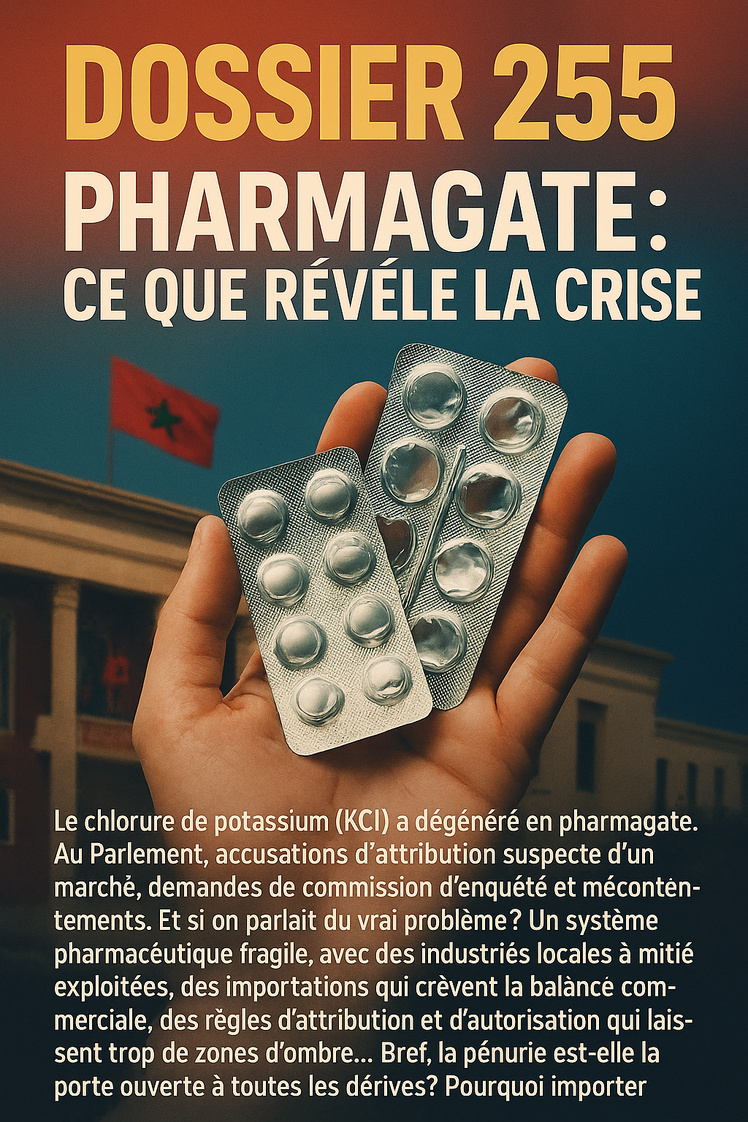 DOSSIER 255 : "Pharmagate : ce que révèle la crise" DOSSIER 255 : "Pharmagate : ce que révèle la crise"
