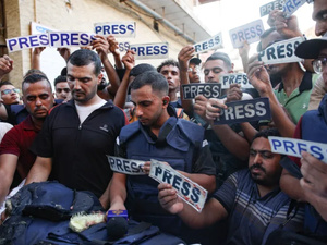 Gaza: la presse réclame protection et accès