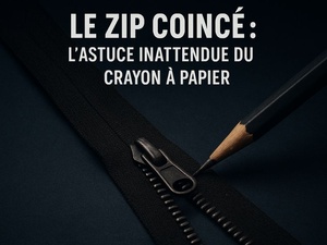 Le zip coincé : l’astuce inattendue qui sauve toutes vos fermetures éclair Le zip coincé : l’astuce inattendue qui sauve toutes vos fermetures éclair
