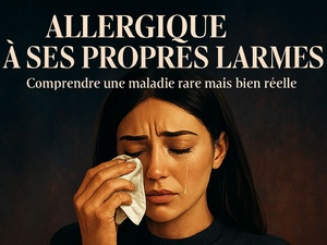 Allergique à ses propres larmes 