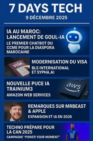 Podcast : l'essentiel de l'actualité Tech de la semaine du 09-12-2025" Podcast : l'essentiel de l'actualité Tech de la semaine du 09-12-2025"