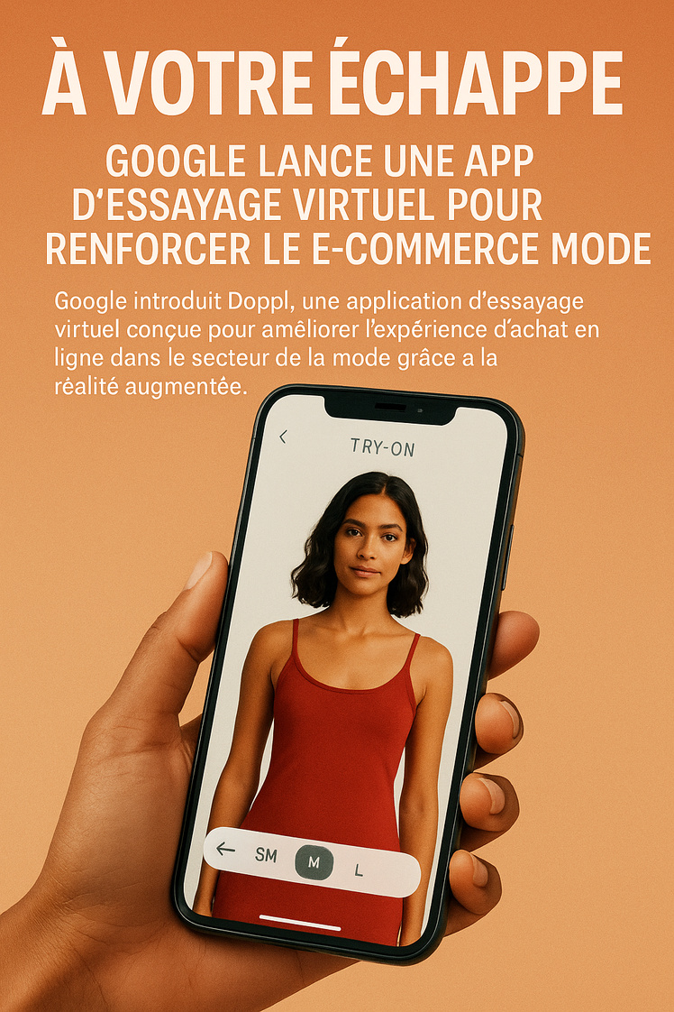 Google lance une app d'essayage virtuel pour renforcer le e-commerce mode.