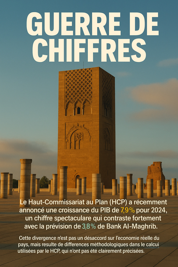 Le HCP a récemment annoncé une croissance du PIB de 7,9 % pour 2024