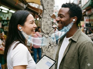 Google surmonte la barrière des langues grâce à la traduction en temps réel via des écouteurs Google surmonte la barrière des langues grâce à la traduction en temps réel via des écouteurs