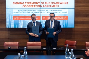 Accord-Cadre de Coopération entre l'ACAPS et l'Université Mohammed VI Polytechnique Accord-Cadre de Coopération entre l'ACAPS et l'Université Mohammed VI Polytechnique