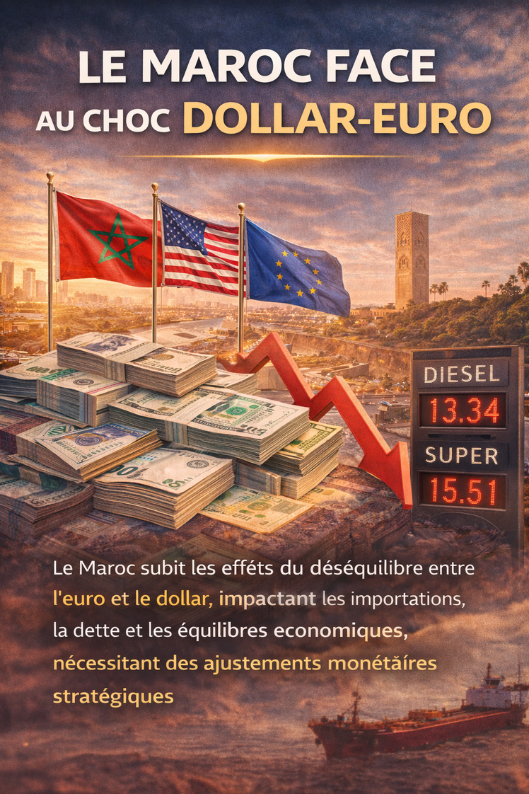 Le Maroc face au choc dollar-euro.