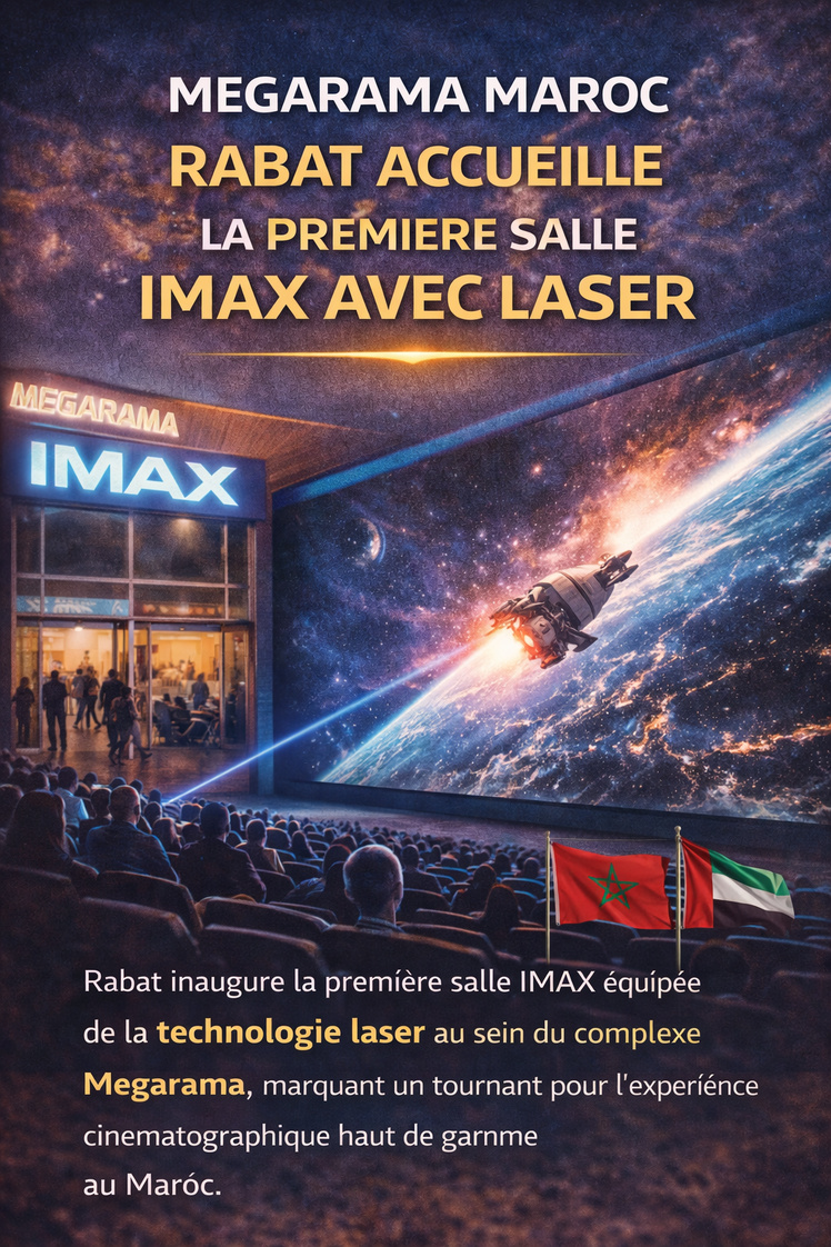 Megarama Maroc, Rabat accueille la première salle IMAX avec laser.