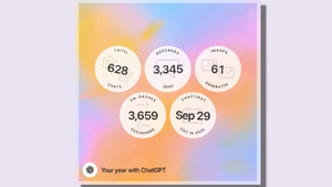 ChatGPT « Wrapped » : ton année 2025 résumé comme une playlist ChatGPT « Wrapped » : ton année 2025 résumé comme une playlist