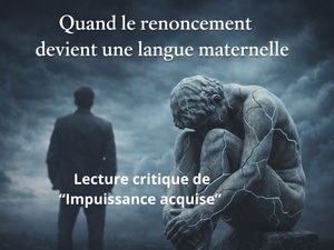 Lecture critique du livre "Impuissance acquise" de Adnane Benchakroun