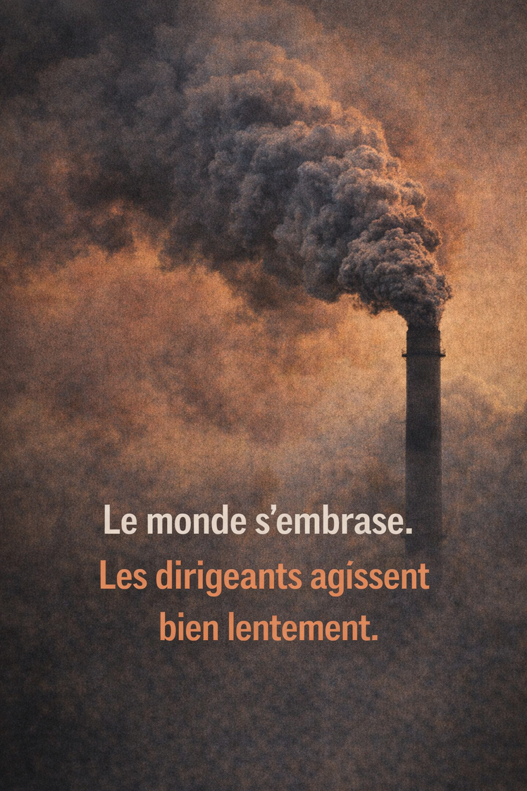 LE MONDE S'EMBRASE. LES DIRIGEANTS AGISSENT BIEN LENTEMENT LE MONDE S'EMBRASE. LES DIRIGEANTS AGISSENT BIEN LENTEMENT
