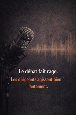 LE DEBAT FAIT RAGE. LES DIRIGEANTS AGISSENT BIEN LENTEMENT