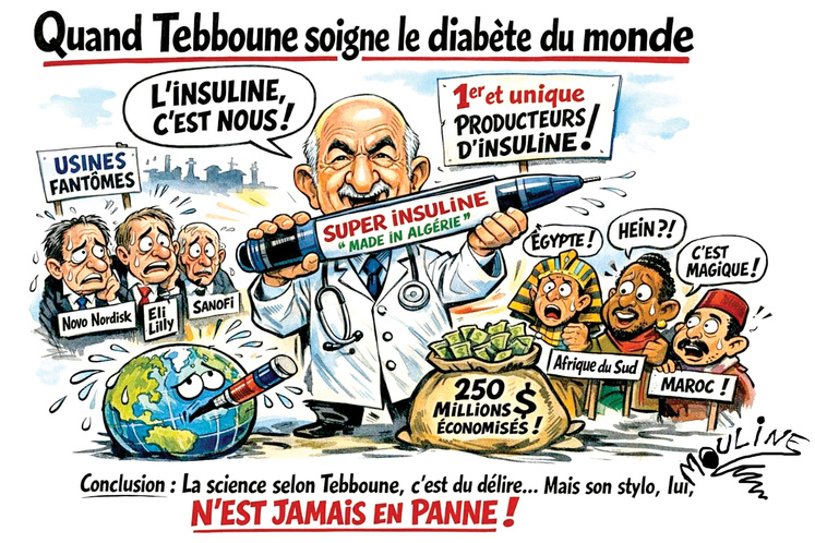 Quand Tebboune soigne le diabète du monde !! Quand Tebboune soigne le diabète du monde !!
