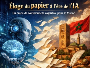 Éloge du papier à l’ère de l’IA : un enjeu de souveraineté cognitive pour le Maroc
