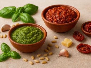 Pesto rosso, pesto verde
