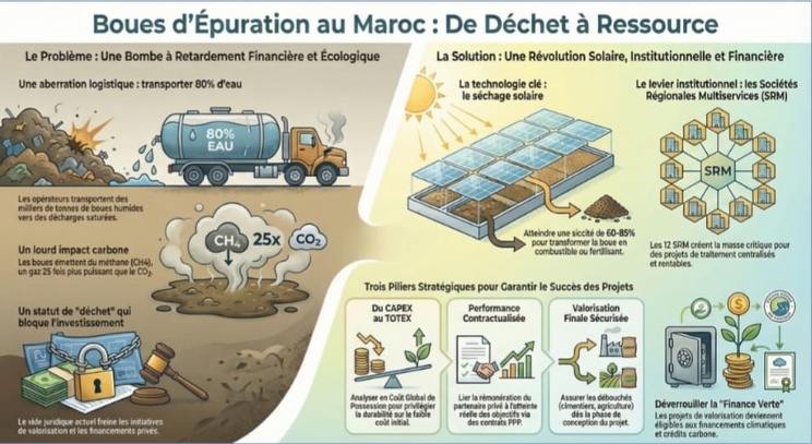 Gestion des boues d'épuration