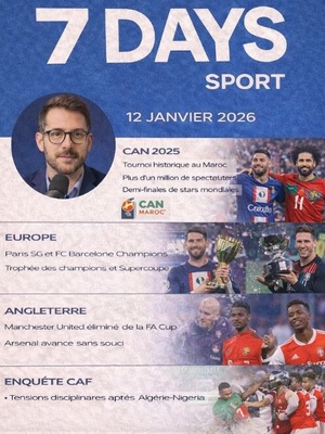Podcast : l'essentiel de l'actualité Sport de la semaine du 12-01-2026"