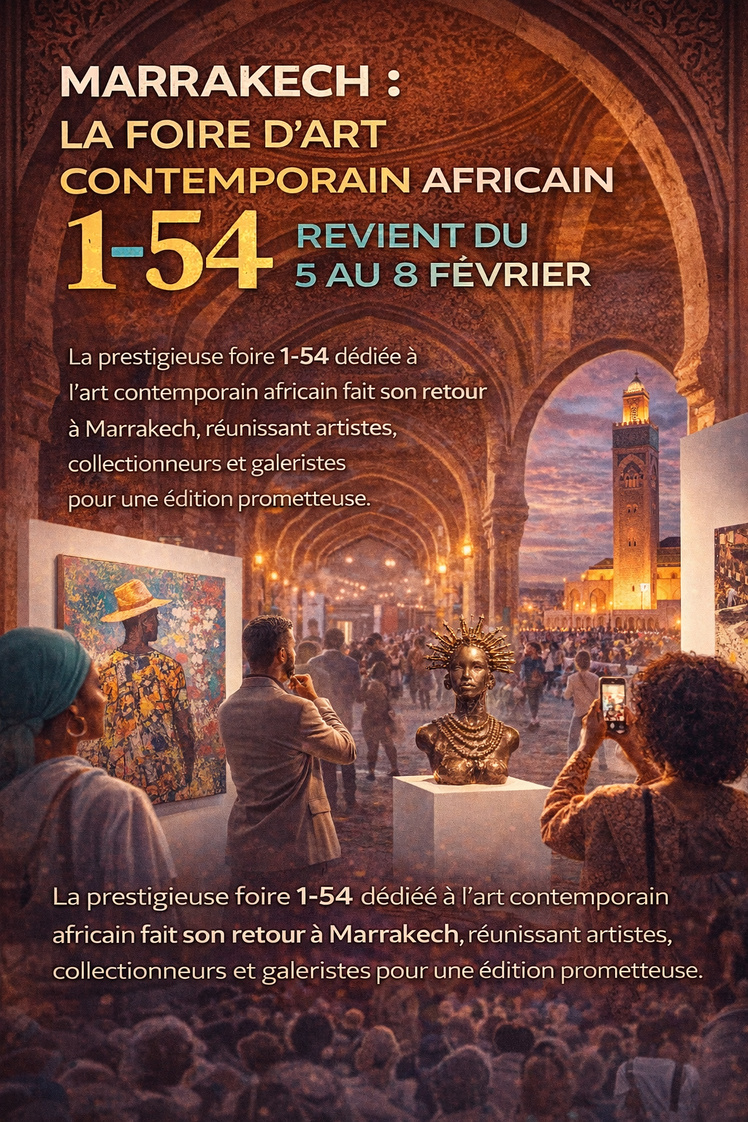 Marrakech : la foire d'art contemporain africain 1-54 revient du 5 au 8 février.